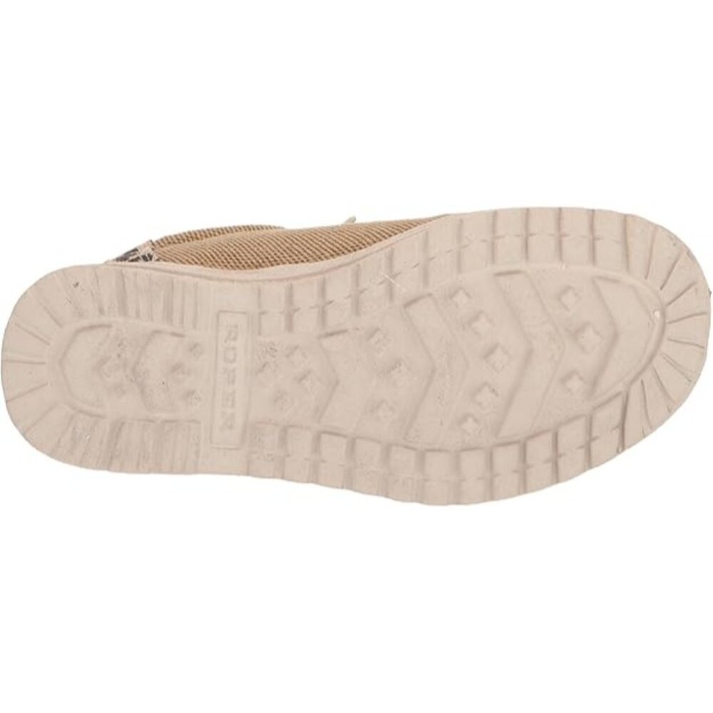 Roper Hang Loose Kids Loafers Size 3 Little Kid Tan Multicolor Moc Toe Slip On - Picture 7 of 8